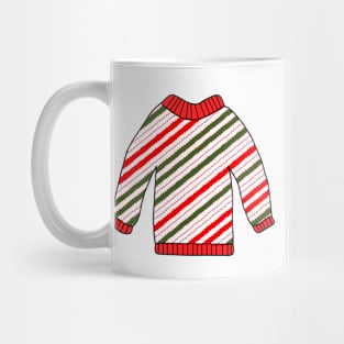 Christmas Stripes Sweater Mug